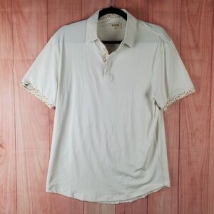 Manta Polo Shirt Mens Sz M Medium‎ Stretch Collared Golf